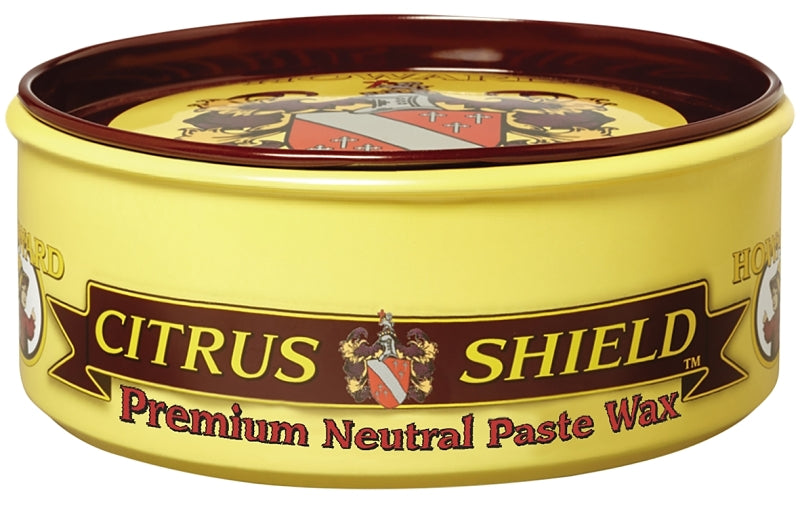 HOWARD Howard CS0014 Paste Wax, Neutral, Solid, 11 oz, Can PAINT HOWARD