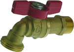 B & K INDUSTRIES B & K 103-024 Heavy-Duty Hose Bibb, 3/4 x 3/4 in Connection, MPT x Male Hose, 200 psi Pressure, Brass Body PLUMBING, HEATING & VENTILATION B & K INDUSTRIES