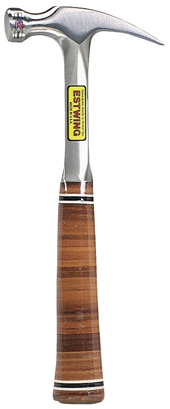 ESTWING MFG Estwing E20S Nail Hammer, 20 oz Head, Rip Claw, Smooth Head, Steel Head, 13-1/2 in OAL