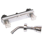 US HARDWARE US Hardware P-008PN Shower Faucet, Plastic, Chrome Plated, 2-Handle AUTOMOTIVE US HARDWARE