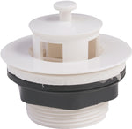 US HARDWARE US Hardware P-1357C Bathtub Stopper, Plastic, White AUTOMOTIVE US HARDWARE