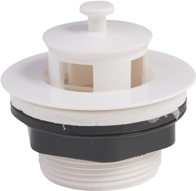 US HARDWARE US Hardware P-1357C Bathtub Stopper, Plastic, White AUTOMOTIVE US HARDWARE