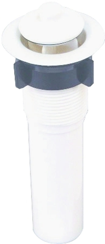 US HARDWARE US Hardware P-1358C Drain Assembly, Plastic, White AUTOMOTIVE US HARDWARE