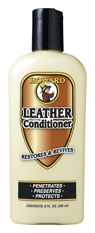 HOWARD Howard LC0008 Leather Conditioner, 8 oz, Paste, Characteristic AUTOMOTIVE HOWARD
