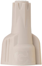 GB Gardner Bender Hex-Lok 25-1H1 Wire Connector, 22 to 8 AWG Wire, Copper Contact, Thermoplastic Housing Material, Tan ELECTRICAL GB