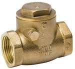 B & K INDUSTRIES B & K ProLine Series 101-008NL Check Valve, 2 in, IPS, 200 psi Pressure, Brass Body PLUMBING, HEATING & VENTILATION B & K INDUSTRIES