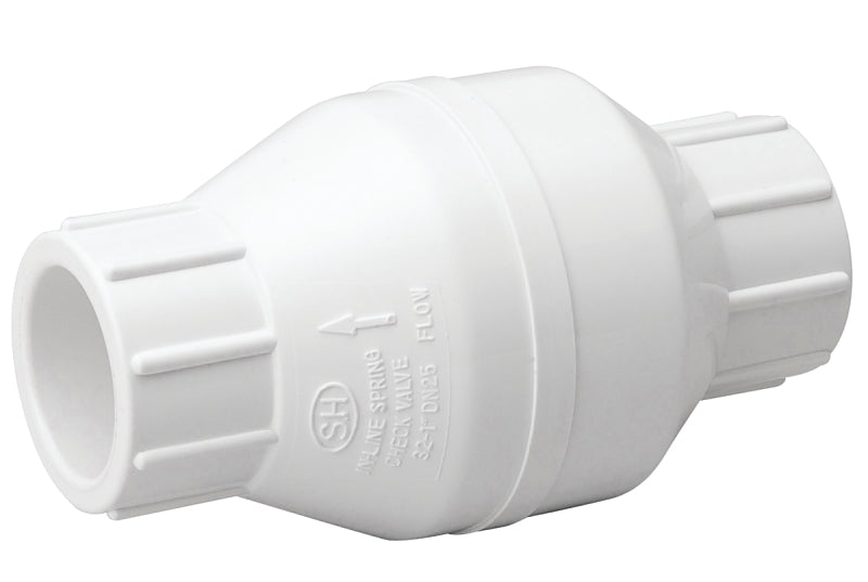 B & K INDUSTRIES B & K ProLine Series 101-603 Check Valve, 1/2 in, 200 psi Pressure, PVC Body PLUMBING, HEATING & VENTILATION B & K INDUSTRIES