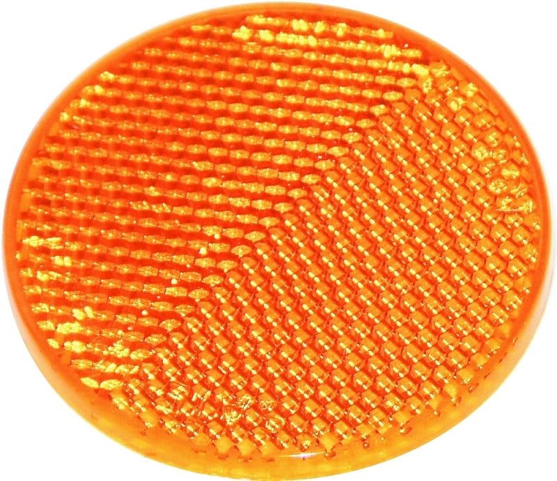 US HARDWARE US Hardware RV-658C Safety Reflector, Amber Reflector, Plastic Reflector, Adhesive AUTOMOTIVE US HARDWARE