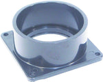 US HARDWARE US Hardware RV-702B Socket with Flange, 3 in ID, Slip x Female, ABS, Black AUTOMOTIVE US HARDWARE