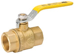 B & K INDUSTRIES B & K 107-822NL Ball Valve, 3/8 in Connection, FPT x FPT, 600/150 psi Pressure, Manual Actuator, Brass Body PLUMBING, HEATING & VENTILATION B & K INDUSTRIES