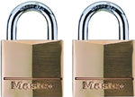 MASTER LOCK Master Lock 120T Padlock, 3/4 in W Body, Keyed Alike Key, 5/32 in Dia Shackle, Brass Body, Steel Shackle