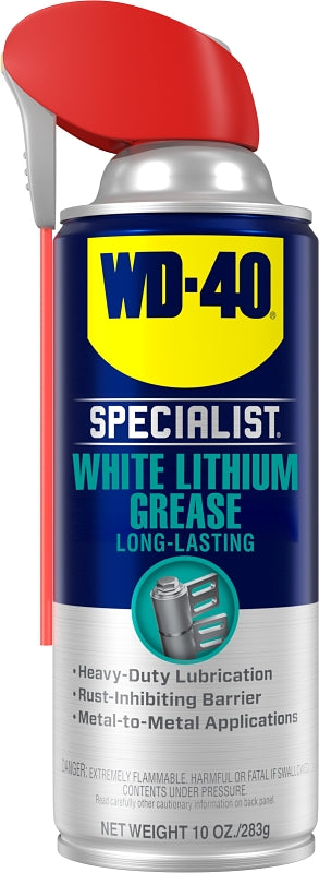 WD-40 WD-40 Specialist 300615 Lithium Grease, 10 oz, Can, White AUTOMOTIVE WD-40