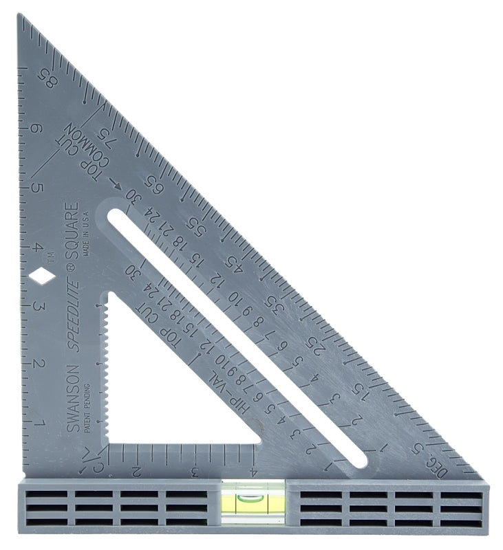 SWANSON TOOL Swanson Speedlite Series TO111NEW Level Square, 8 in L, 8 in W TOOLS SWANSON TOOL