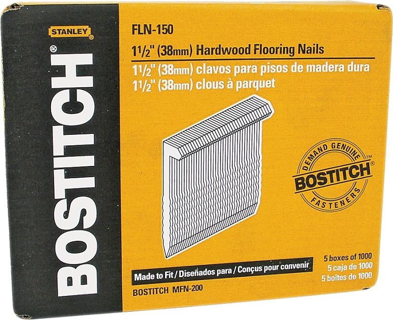 BOSTITCH Bostitch FLN150 L-Cleat Nail, 1-1/2 in L, 16 ga, Steel