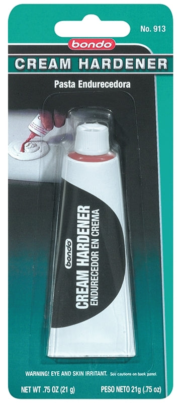 BONDO Bondo 913 Hardener, 2.75 oz Tube, Cream