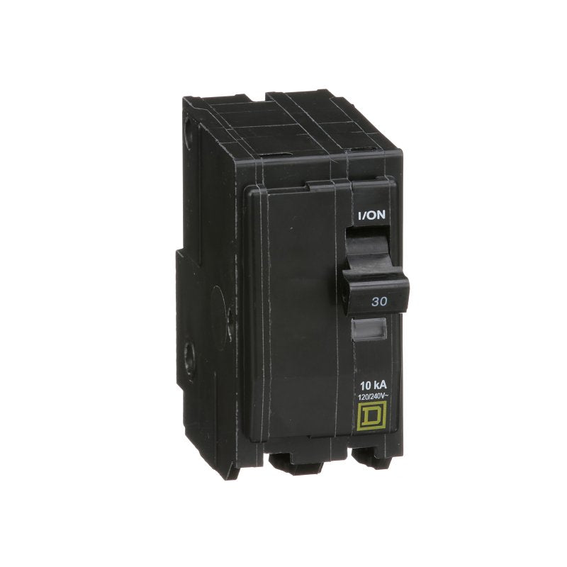 SQUARE D Square D QO QO230CP In-Line Circuit Breaker, 30 A, 2-Pole, 120/240 VAC, Plug, Almond