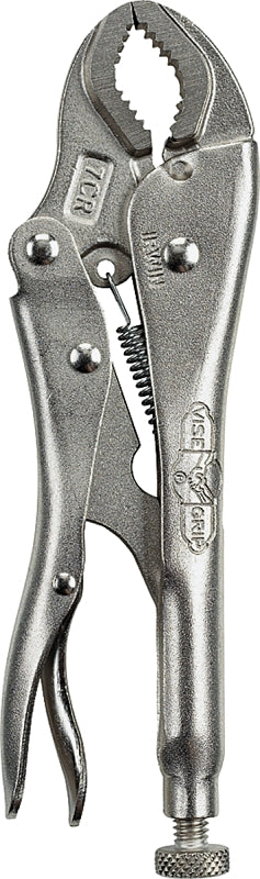 IRWIN Irwin Original 4935578 Locking Pliers, 7 in OAL, 1-1/2 in Jaw Opening, Plain Grip Handle, 3/8 in W Jaw, 1-3/16 in L Jaw