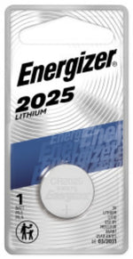 ENERGIZER BATTERY Energizer ECR2025BP Coin Cell Battery, 3 V Battery, 170 mAh, CR2025 Battery, Lithium, Manganese Dioxide ELECTRICAL ENERGIZER BATTERY