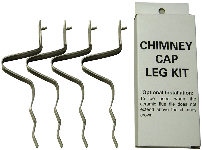 SHELTER Shelter SCLK Chimney Leg Kit, Heavy-Duty, Stainless Steel PLUMBING, HEATING & VENTILATION SHELTER