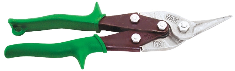 WISS Crescent Wiss M2R Aviation Snip, 9-3/4 in OAL, 1.38 in L Cut, Right Cut, Molybdenum Steel Blade, Contoured Handle TOOLS WISS
