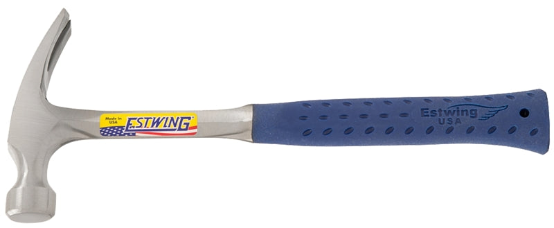 ESTWING MFG Estwing E3-20S Nail Hammer, 20 oz Head, Rip Claw, Smooth Head, Steel Head, 13-3/4 in OAL