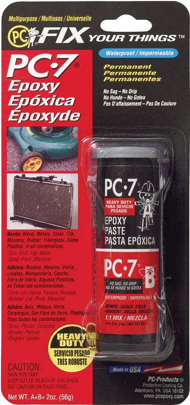 PROTECTIVE COATING Protective Coating PC-7 Series 027776 Epoxy Adhesive, Gray, Paste, 2 oz, Pack