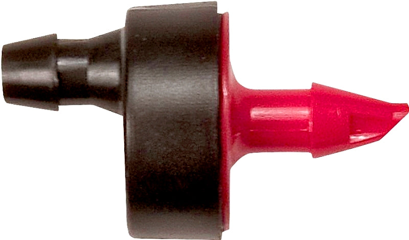 RAINBIRD Rain Bird SW20/10PS Spot Watering Emitter, Single Outlet, Plastic, Black/Red