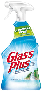 E.H. (US) LLC ACCT 7003 Glass Plus 1920089331 Glass and Surface Cleaner, 32 oz Bottle, Liquid, Citrus, Blue CLEANING & JANITORIAL SUPPLIES E.H. (US) LLC ACCT 7003