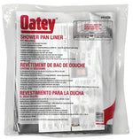 OATEY Oatey 41630 Shower Pan Line with Dam Corners, 6 ft L, 5 ft W, PVC, Gray
