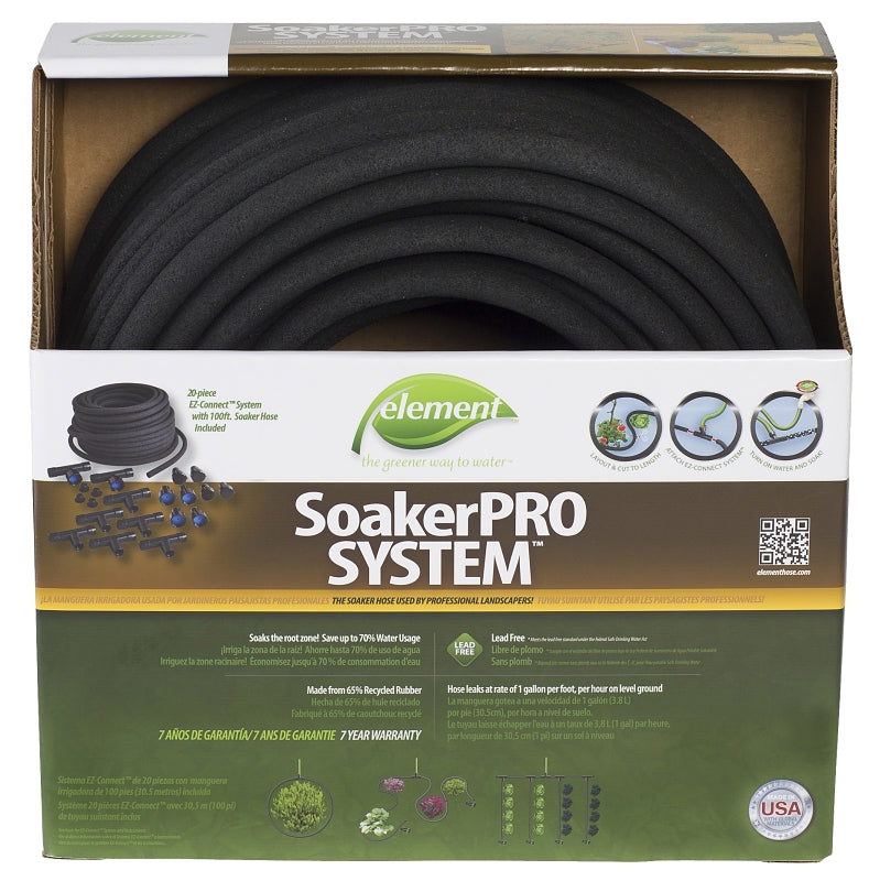 SWAN Swan ELSPAK38100CC Soaker Hose, 100 ft L, Plastic