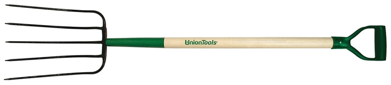 RAZOR-BACK Razor-Back 2827200 Compost Fork, 9 in W Tine, 12-1/2 in L Tines, Oval Tine, 5-Tine, Steel Tine, Hardwood Handle LAWN & GARDEN RAZOR-BACK