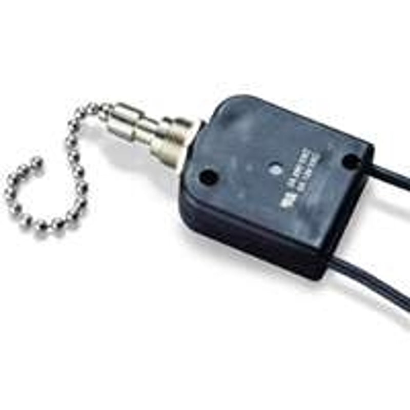 GB Gardner Bender GSW-35 Pull Chain Switch, 1 -Pole, 125/250 VAC, 3/6 A, Silver, Nickel Brass ELECTRICAL GB