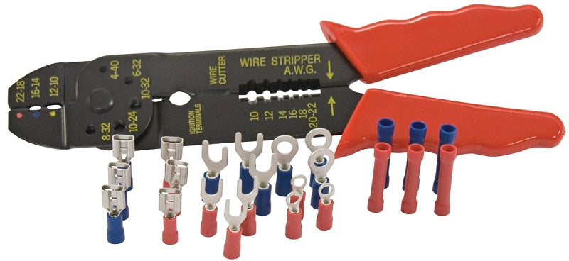 GB Gardner Bender GS-67K Stripper and Crimper Tool Kit, 22 to 14 AWG Wire, 22 to 10 AWG Stripping ELECTRICAL GB