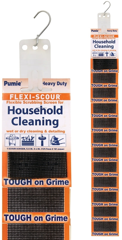 SUMMIT BRANDS Pumie FLEXI-SCOUR FLEX-24C Scouring Screen, 3-1/2 in L, 0.13 in W