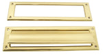 SCHLAGE BUILDERS HARDWARE Schlage SC620B3 Mail Slot, 3-1/2 in L, 13 in W, Brass, Aged Bronze HARDWARE & FARM SUPPLIES SCHLAGE BUILDERS HARDWARE