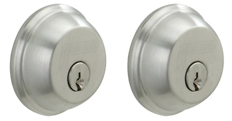SCHLAGE LOCK Schlage B62CSV626 Deadbolt, 1 Grade, SC1 Key, Metal, Satin Chrome, 2-3/8, 2-3/4 in Backset HARDWARE & FARM SUPPLIES SCHLAGE LOCK