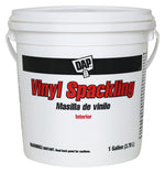 DAP DAP 12133 Vinyl Spackling, Latex, Oil Base, White, 1 gal Tub PAINT DAP