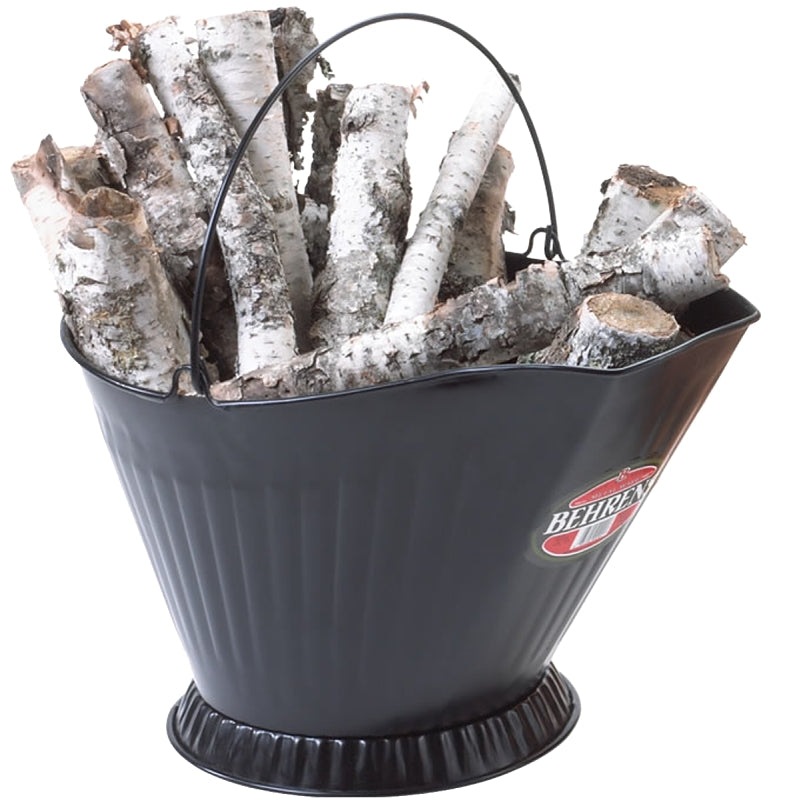 BEHRENS MANUFACTURING Behrens 617P Coal Hod, Steel, Black, Galvanized, Wire Handle, 3.5 Gallon APPLIANCES & ELECTRONICS BEHRENS MANUFACTURING