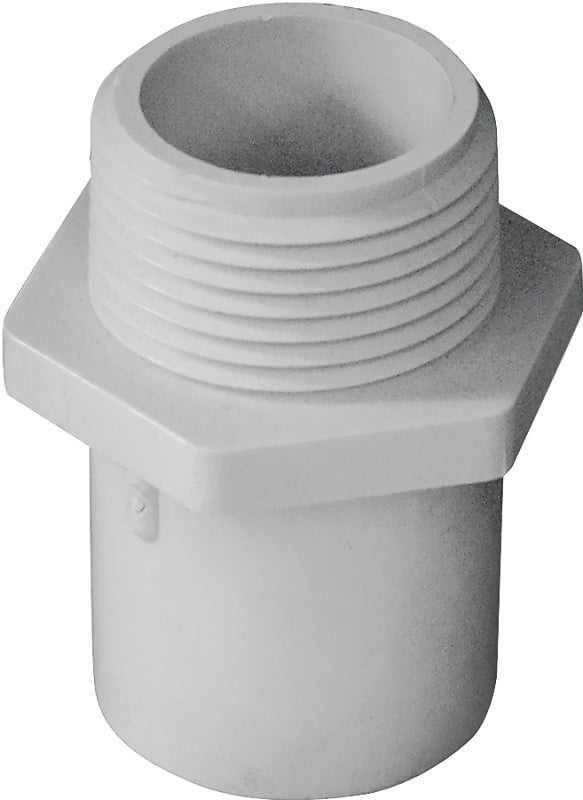IPEX IPEX 435617 Pipe Adapter, 1 x 3/4 in, Male, PVC, SCH 40 Schedule