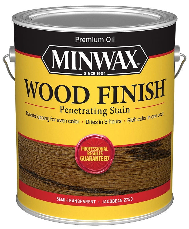 MINWAX Minwax Wood Finish 710820000 Wood Stain, Jacobean, Liquid, 1 gal, Can PAINT MINWAX