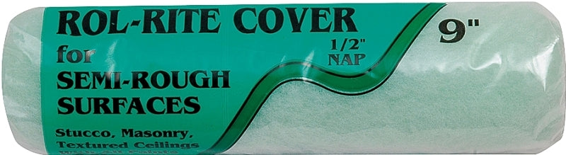 LINZER Linzer RR 950 Paint Roller Cover, 1/2 in Thick Nap, 9 in L, Fabric Cover, Green PAINT LINZER