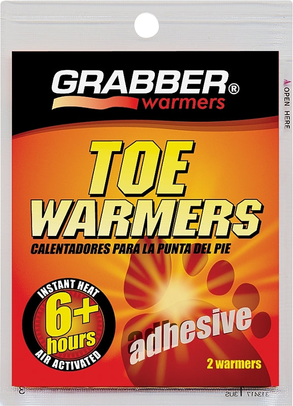 GRABBER WARMER Grabber Warmers TWES Adhesive Toe Warmer, Specifications: 100 deg F Average, 107 deg F Max, 6 hr Continuous Warmth