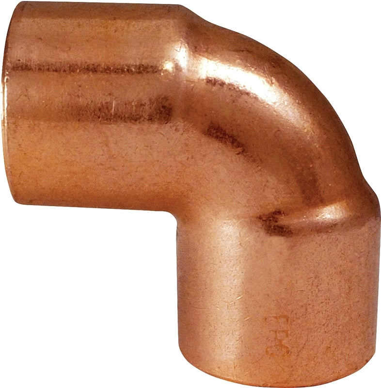 NIBCO INC. Nibco W01430T Pipe Elbow, 1/4 in, Sweat, 90 deg Angle, Copper PLUMBING, HEATING & VENTILATION NIBCO INC.