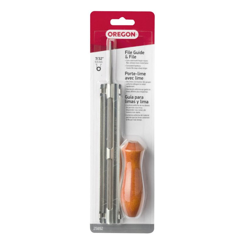 OREGON Oregon 25892 Chainsaw File Guide, 7/32 in Dia Dimensions, Round, Steel