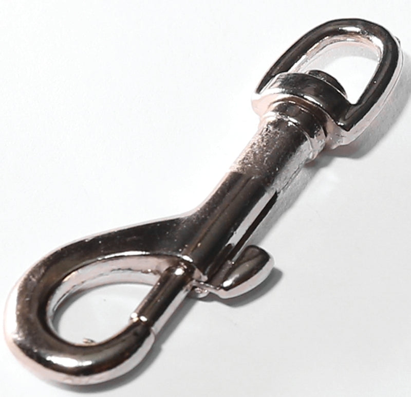 BARON Baron 5025-3/8 Leash Snap, 50 lb Working Load, Steel, Nickel