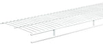 CLOSETMAID ClosetMaid 1361 Wire Shelf, 60 lb, 1-Level, 12 in L, 72 in W, Steel, White