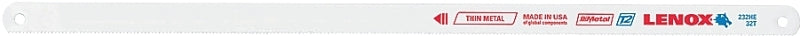 LENOX Lenox 20156S232HE Hacksaw Blade, Tuff Teeth, Bi-Metal, 1/2 in W, 12 in L, 32 TPI, Steel Cutting Edge TOOLS LENOX
