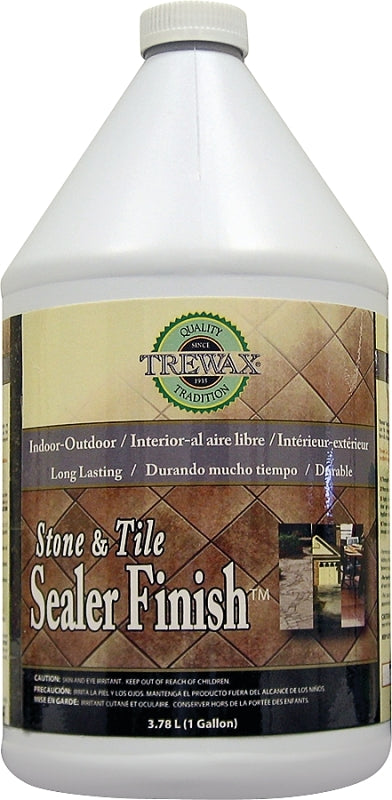 TREWAX Trewax 887171970 Stone and Tile Floor Sealer, 1 gal, Liquid, Low, Clear