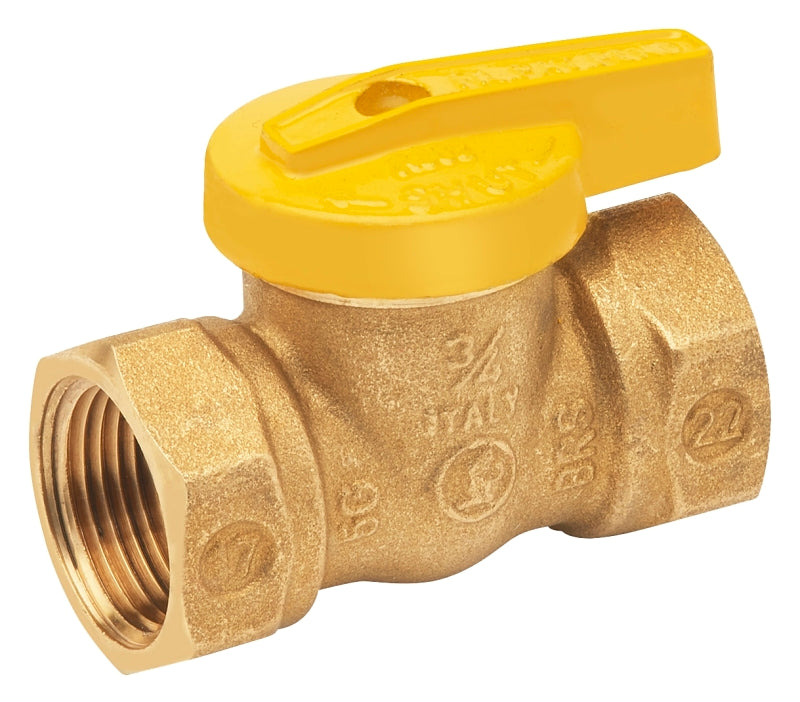 B & K INDUSTRIES ProLine Series 110-524HC Gas Ball Valve, 3/4 in Connection, FPT, 200 psi Pressure, Manual Actuator, Brass Body PLUMBING, HEATING & VENTILATION B & K INDUSTRIES