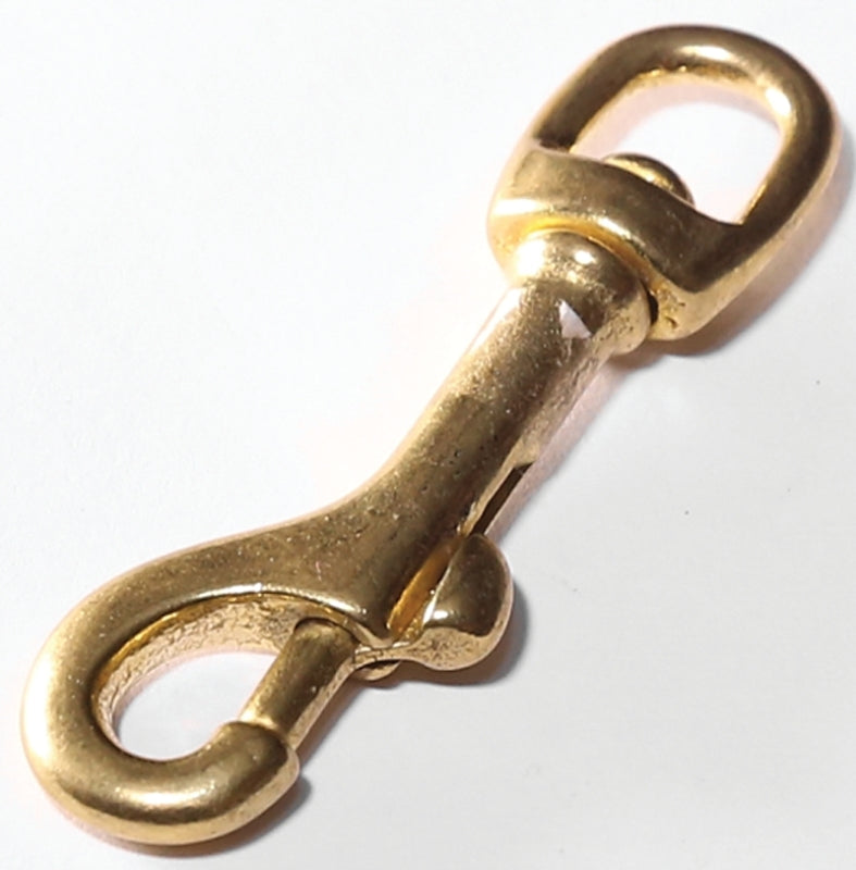 BARON Baron 5025B-3/8 Bolt Snap, 1/4 in Snap Opening, 3 in L Dimensions, 80 lb Working Load, Bronze, Polished